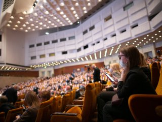 Фоторепортаж первого дня Общего собрания РАН - декабрь 2021