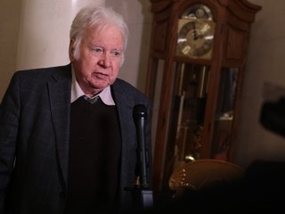 Академик В.Е. Захаров о РФФИ. Фото: Николай Малахин/Научная Россия