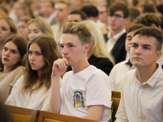 День знаний в МГУ им. М.В. Ломоносова. Автор фото: Елена Либрик / «Научная Россия»