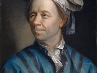 Портрет Леонарда Эйлера, выполненный Эмануэлем Хандманном, 1756 г. Источник: Wikipedia