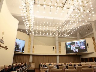 Заседание президиума РАН 22.11.2022. Фото: Ольга Мерзлякова / «Научная Россия»