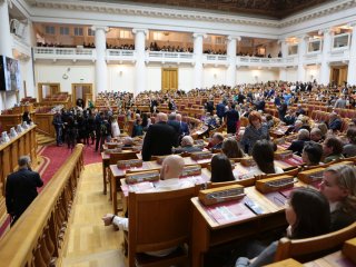 Торжественное заседание ученого совета Санкт-Петербургского Гуманитарного университета профсоюзов. Прямая трансляция