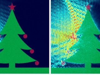 Наноскопическую новогодную елку зажигают плазмоны