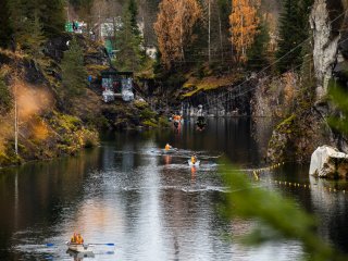 Царство мрамора. Ученые КарНЦ РАН ─ о единственном в России парке горного дела «Рускеала». Фото: Николай Мохначев / «Научная Россия»