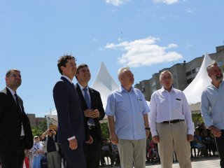 Открытие скульптуры "Сингулярность" в Черноголовке. Фото: Ольга Мерзлякова