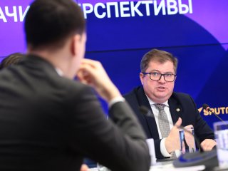 Пресс-конференция в Международном мультимедийном пресс-центре МИА «Россия сегодня», посвященная Дню российской науки. Фото: Ольга Мерзлякова / «Научная Россия»