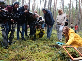 Студенческий тур «Научной России» в КарНЦ РАН. Фото: Ольга Мерзлякова / «Научная Россия»