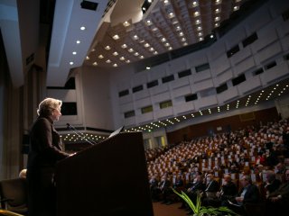 Фоторепортаж первого дня Общего собрания РАН - декабрь 2021