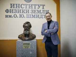 Член-корреспондент РАН Алексей Собисевич: «Вулканы ― свидетели того, что планета живая». Фото: Елена Либрик / «Научная Россия»