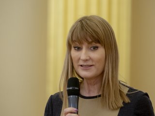 Светлана Журова на открытии проекта «Женщины: Школа наставничества».