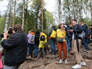 Студенческий тур «Научной России» в КарНЦ РАН. Фото: Ольга Мерзлякова / «Научная Россия»