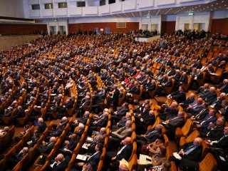 СМИ о выборах президента РАН 2022. Фото: Николай Малахин / «Научная Россия» 