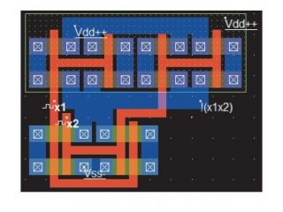 Топология резервирования NAND2 по функции ДНФ