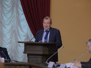 Торжественное совместное заседание Совета Российского союза ректоров и Президиума РАН 25.11.2022. Фото: Ольга Мерзлякова / Научная Россия