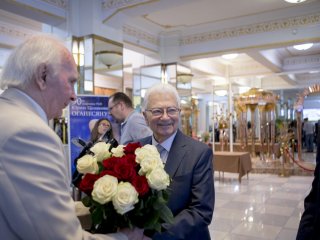 Академик Юрий Цолакович Оганесян. Юбилей в Центральном доме ученых. Фото: Ольга Мерзлякова / «Научная Россия»