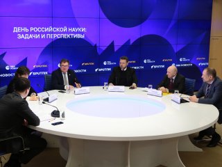 Пресс-конференция в Международном мультимедийном пресс-центре МИА «Россия сегодня», посвященная Дню российской науки. Фото: Ольга Мерзлякова / «Научная Россия»