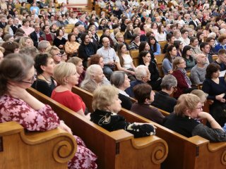 В МГУ прошел торжественный концерт ко дню основания университета. Фото: Ольга Мерзлякова / «Научная Россия»