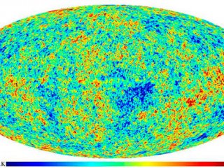 Карта микроволнового реликтового излучения по данным спутника WMAP