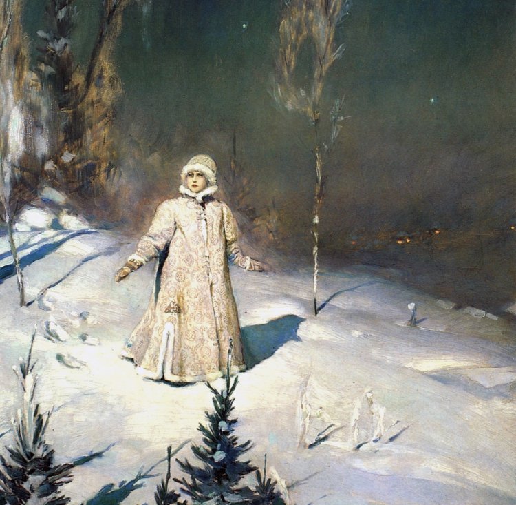 В.М. Васнецов. «Снегурочка», 1899. Источник: Scanned from A. K. Lazuko Victor Vasnetsov, Leningrad: Khudozhnik / Wikipedia