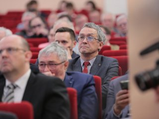 Совместное заседание Ученого совета НИЦ «Курчатовский институт» и президиума Российской академии наук   Фото: Ольга Мерзлякова / «Научная Россия»