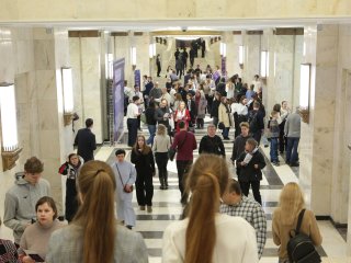 Общеуниверситетский день открытых дверей в МГУ. Фото: Ольга Мерзлякова / «Научная Россия»