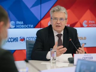 Пресс-конференция президента РАН А.М. Сергеева 24.12.2020. Фото: Николай Мохначев / Научная Россия