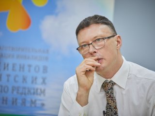 Исполнительный директор Союза пациентов и пациентских организаций по редким заболеваниям Денис Владимирович Беляков. Фото: Елена Либрик / «Научная Россия»