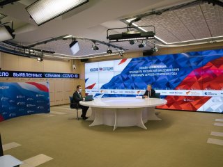 Пресс-конференция президента РАН А.М. Сергеева 24.12.2020. Фото: Николай Мохначев / Научная Россия