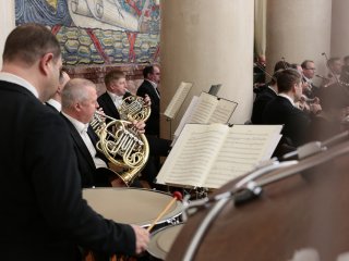 В МГУ прошел торжественный концерт ко дню основания университета. Фото: Ольга Мерзлякова / «Научная Россия»