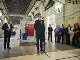 08.02.2023 Открытие выставки «Наука в лицах» в ГУМе. Фото: Елена Либрик / Научная Россия