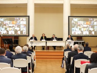 Расширенное заседание Совета по региональной политике РАН 14.02.2022. Фото: пресс-служба СПбГУ