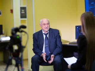 Академик РАН С.Ю. Желтов: «Россия немыслима без авиации». Фото: Андрей Луфт / «Научная Россия»