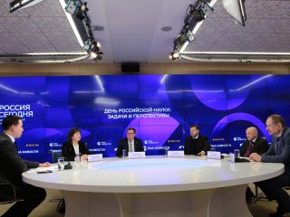 Пресс-конференция в Международном мультимедийном пресс-центре МИА «Россия сегодня», посвященная Дню российской науки. Фото: Ольга Мерзлякова / «Научная Россия»