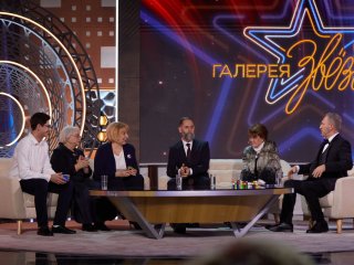 Съемки программы о Сергее Петровиче Капице «Галерея звезд» на телеканале «Звезда». Фото: Елена Либрик / «Научная Россия»