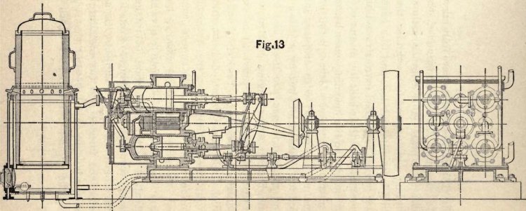 Рис. 1. 4-цилиндровый экспериментальный газовый двигатель, запатентованный Siemens