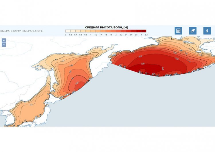 Опубликован веб-атлас доступной волновой и ветровой энергии морей России