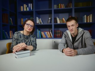 Интервью с Александрой Федоровной Яковлевой.  Фото: Елена Либрик / «Научная Россия»