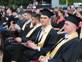 День выпускника в Московском государственном университете. Фото: Ольга Мерзлякова / «Научная Россия»