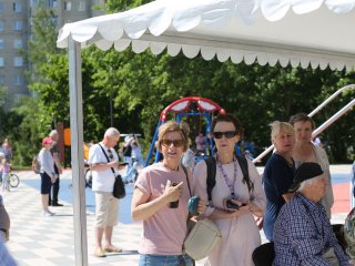 Открытие скульптуры "Сингулярность" в Черноголовке. Фото: Ольга Мерзлякова