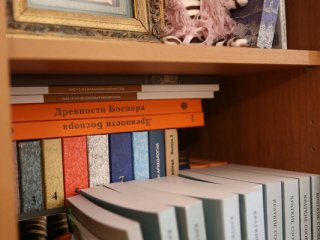 В Институте археологии РАН. Фото Ольги Мерзляковой, «Научная Россия».