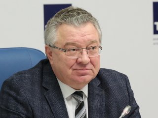 Председатель СПбО РАН Андрей Иванович Рудской выступил на пресс–конференции в ТАСС. Фото: Ольга Мерзлякова / "Научная Россия"