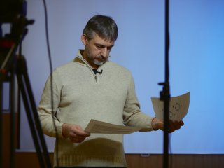 П.В. Гращенков, доктор филологических наук, заведующий лабораторией автоматизированных лексикографических систем НИВЦ МГУ. Фото: Елена Либрик / «Научная Россия»