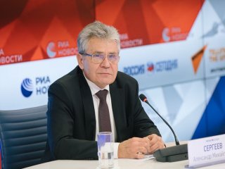 Пресс-конференция президента РАН А.М. Сергеева 24.12.2020. Фото: Николай Мохначев / Научная Россия