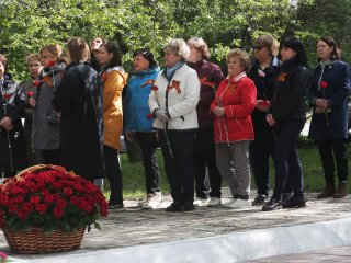 Торжественный митинг, посвященный Дню Победы в РАН   Фото: Александр Бурмистров / «Научная Россия»