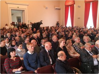 Президент РАН Александр Сергеев посетил Уральское отделение РАН. 17.10.2017