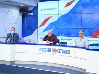 Онлайн-конференция в МИА «Россия сегодня» - Глобальное изменение климата. Фото: Ольга Мерзлякова / «Научная Россия»