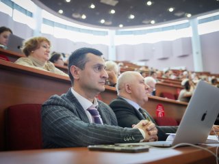 Ломоносовские чтения на экономическом факультете МГУ. Фото: Елена Либрик / «Научная Россия»