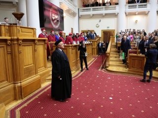 Торжественное заседание ученого совета Санкт-Петербургского Гуманитарного университета профсоюзов. Прямая трансляция